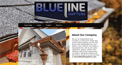 Desktop Screenshot of bluelinegutters.com